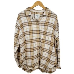 🆕️American Eagle Outfitters Plaid Flannel Button-up Shirt